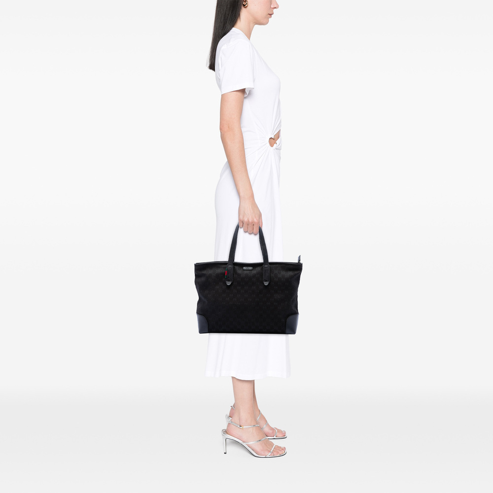 Pre-Loved Gucci GG Canvas Web Tote - Picture 6 of 6